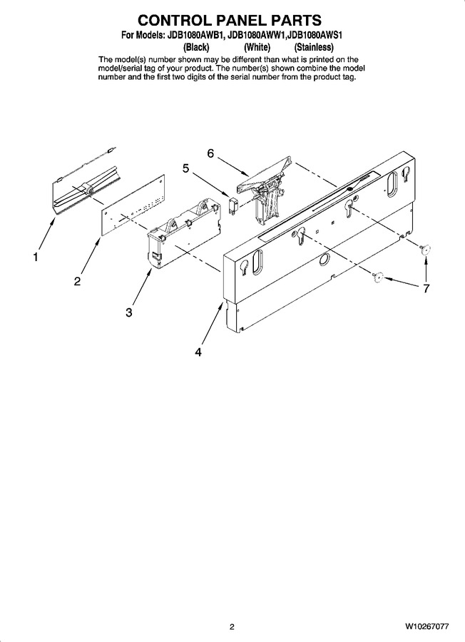 Diagram for JDB1080AWS1