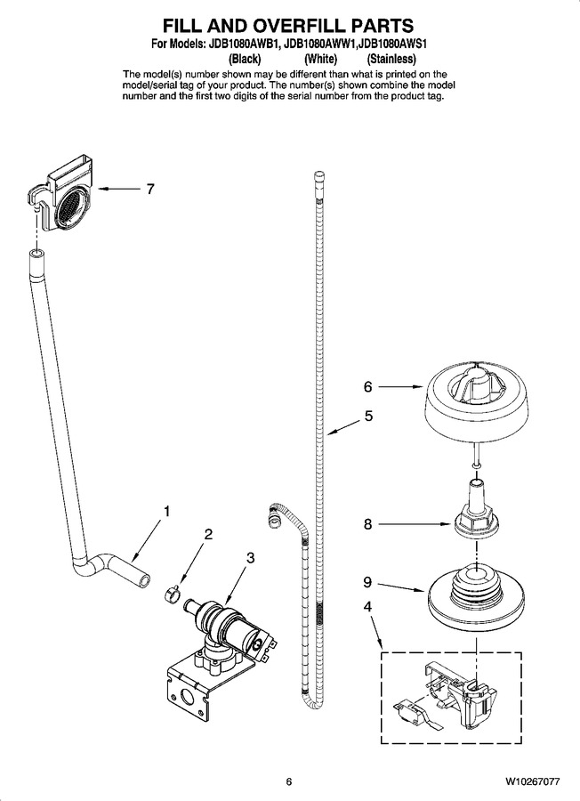 Diagram for JDB1080AWS1