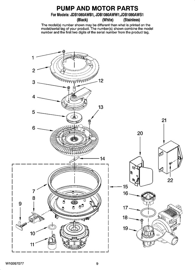 Diagram for JDB1080AWS1