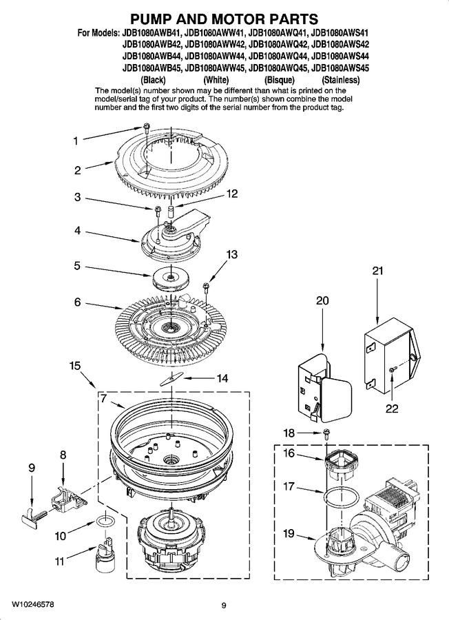 Diagram for JDB1080AWB42