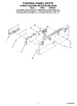 Diagram for 02 - Control Panel Parts