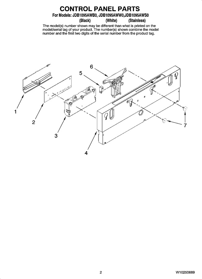 Diagram for JDB1095AWW0