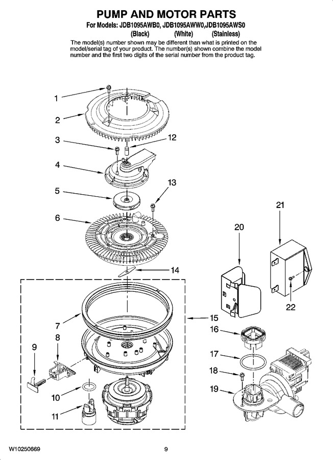 Diagram for JDB1095AWS0
