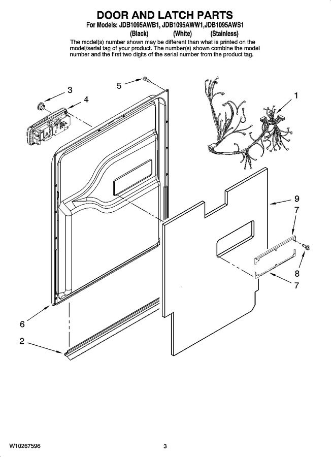 Diagram for JDB1095AWS1
