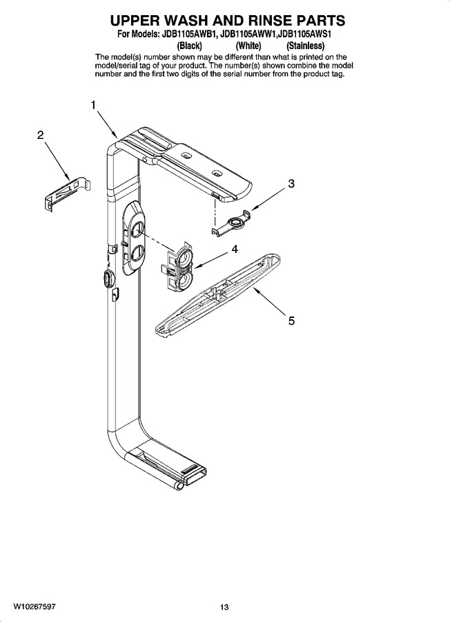Diagram for JDB1105AWS1