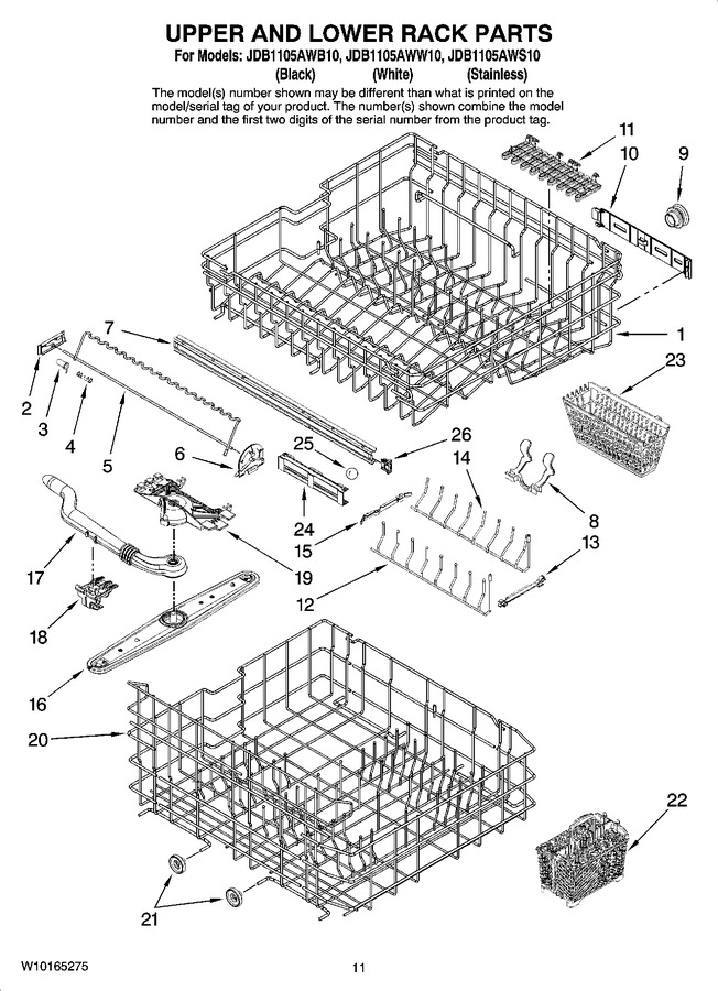 Diagram for JDB1105AWB10