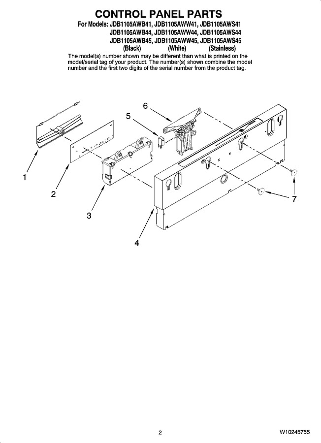 Diagram for JDB1105AWB44