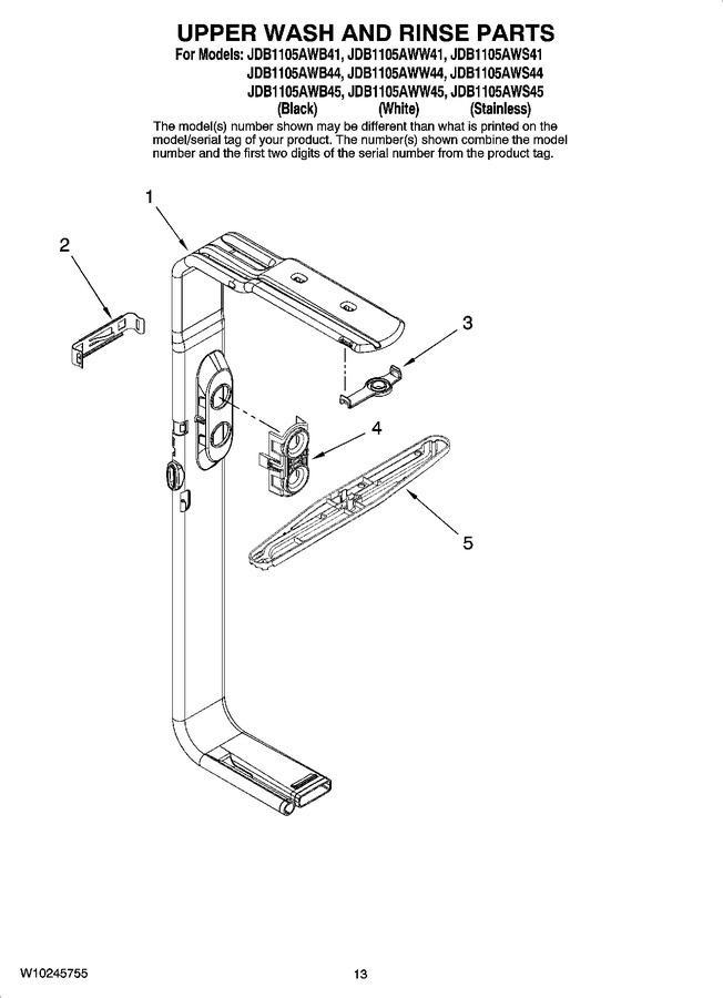 Diagram for JDB1105AWB44