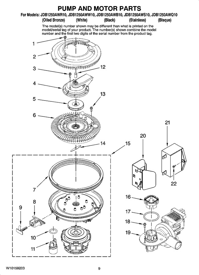 Diagram for JDB1250AWB10
