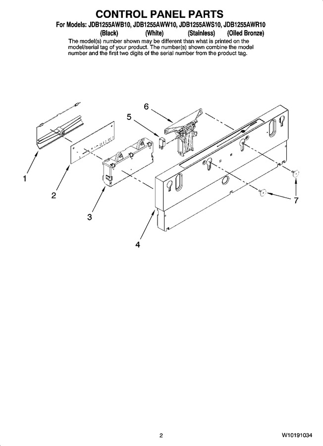 Diagram for JDB1255AWW10