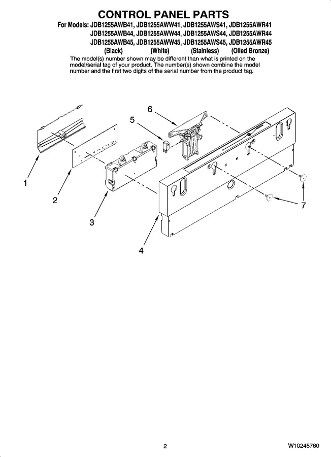 Diagram for JDB1255AWB44