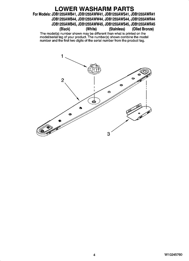 Diagram for JDB1255AWB44