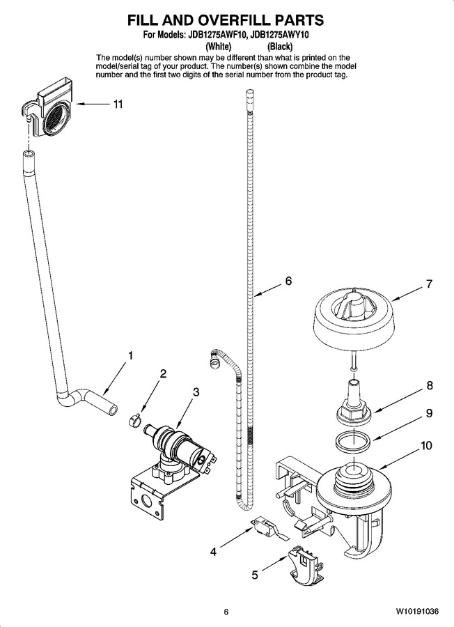 Diagram for JDB1275AWY10