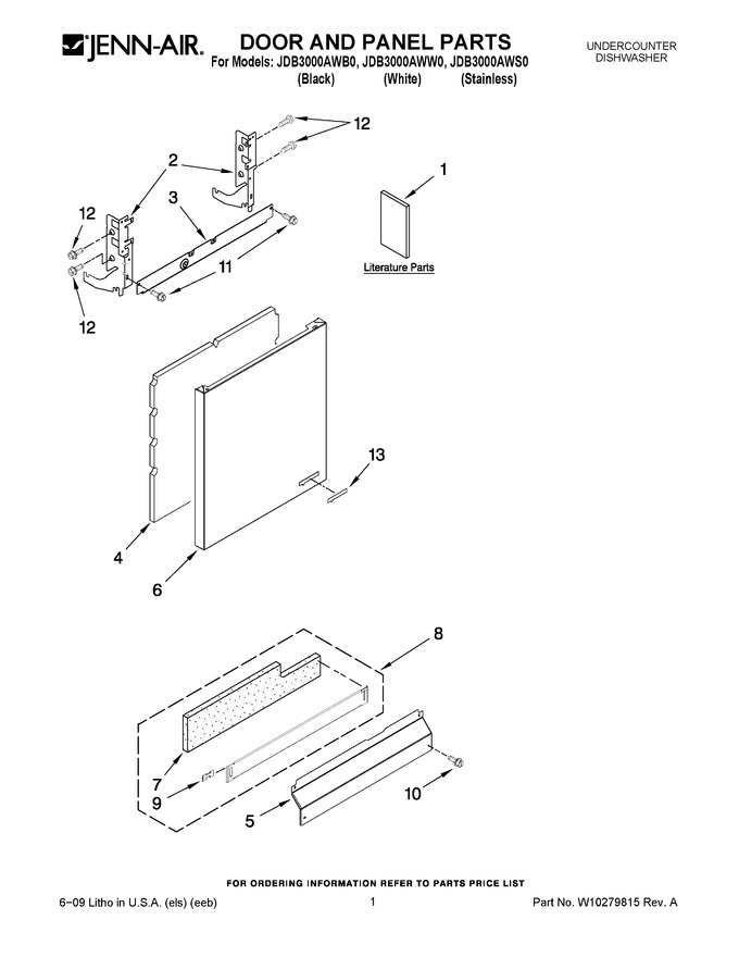 Diagram for JDB3000AWB0