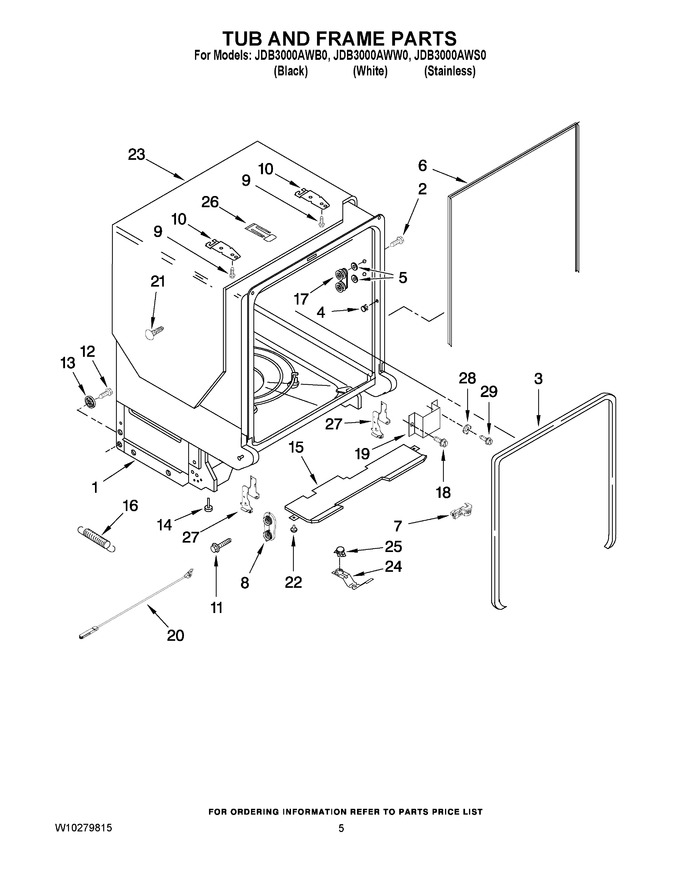Diagram for JDB3000AWS0
