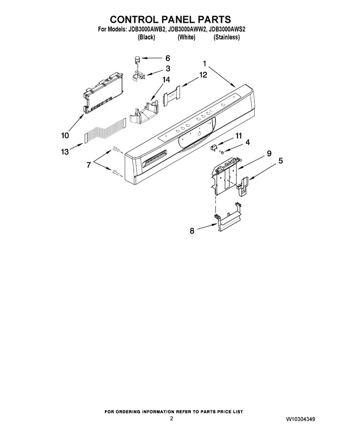 Diagram for JDB3000AWS2
