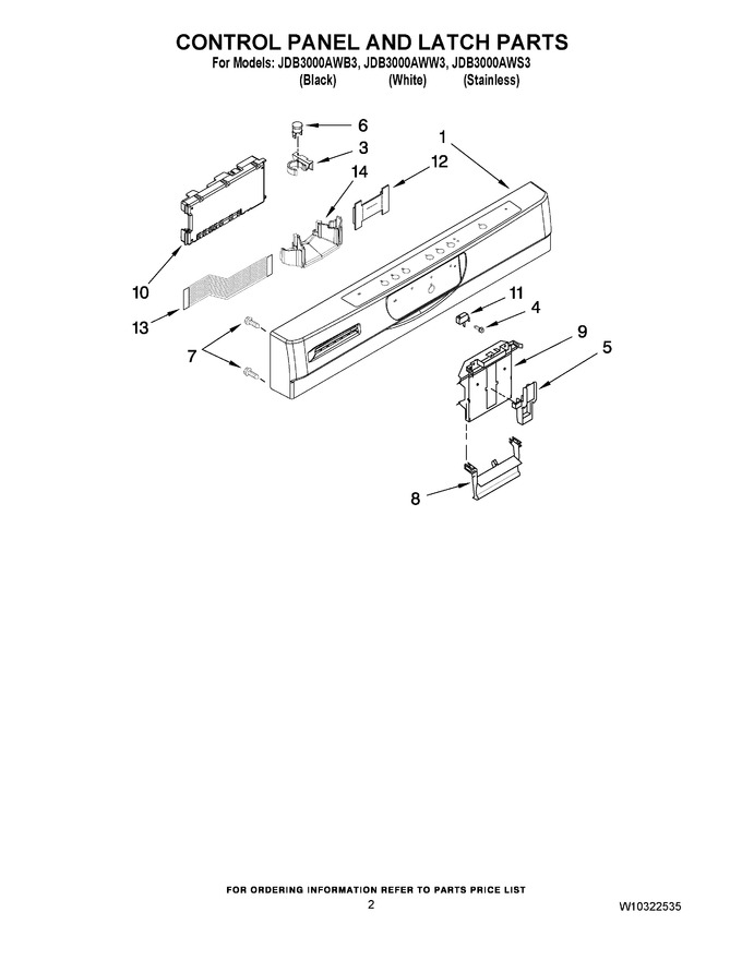 Diagram for JDB3000AWS3
