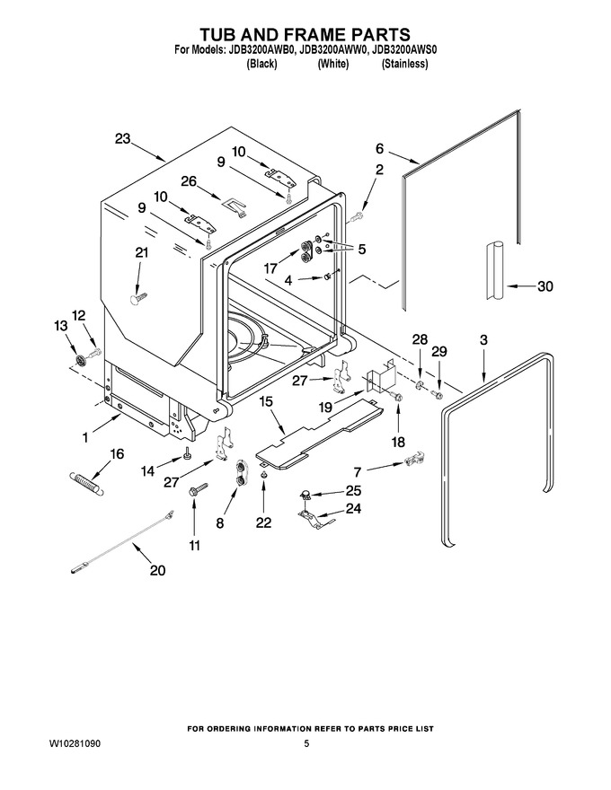 Diagram for JDB3200AWS0