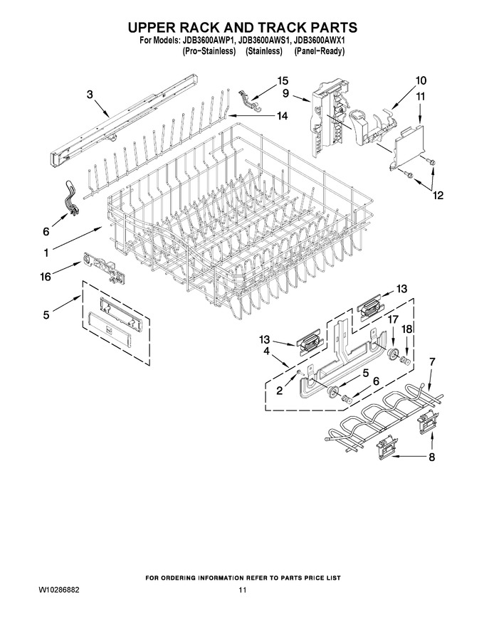 Diagram for JDB3600AWX1