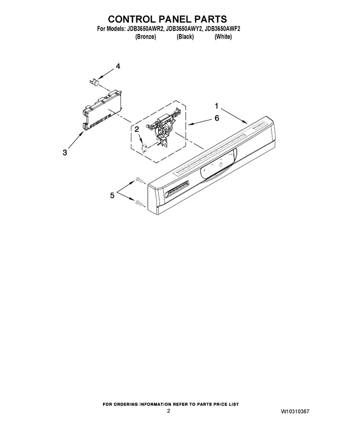 Diagram for JDB3650AWF2