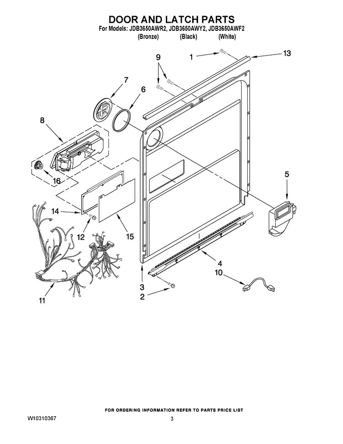 Diagram for JDB3650AWF2