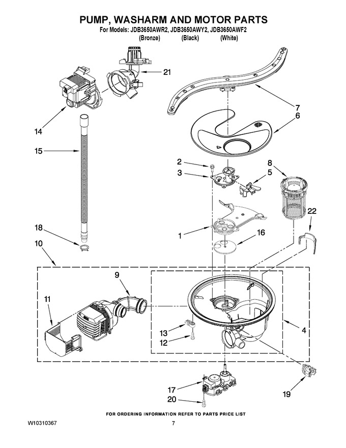 Diagram for JDB3650AWF2