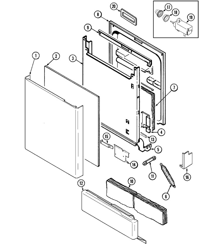 Diagram for MDB4160AWW