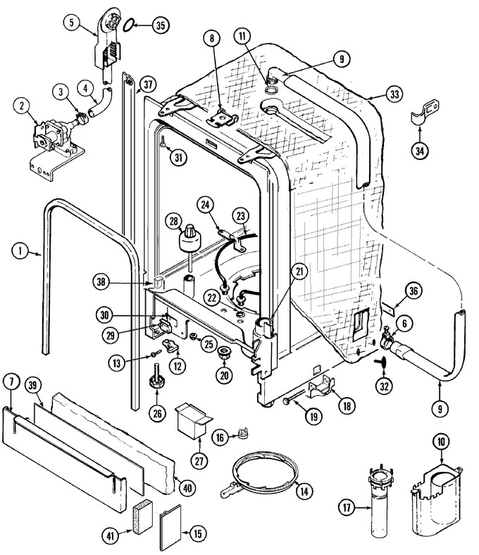 Diagram for JDB3910AWQ
