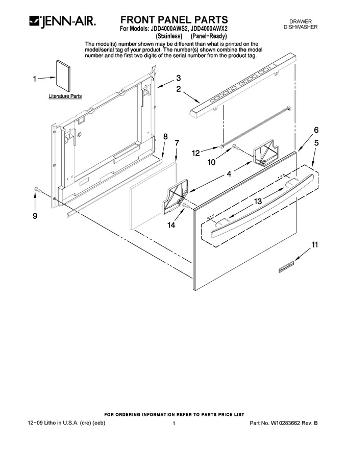 Diagram for JDD4000AWS2