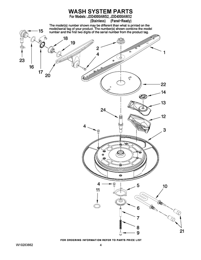 Diagram for JDD4000AWS2