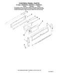 Diagram for 02 - Control Panel Parts