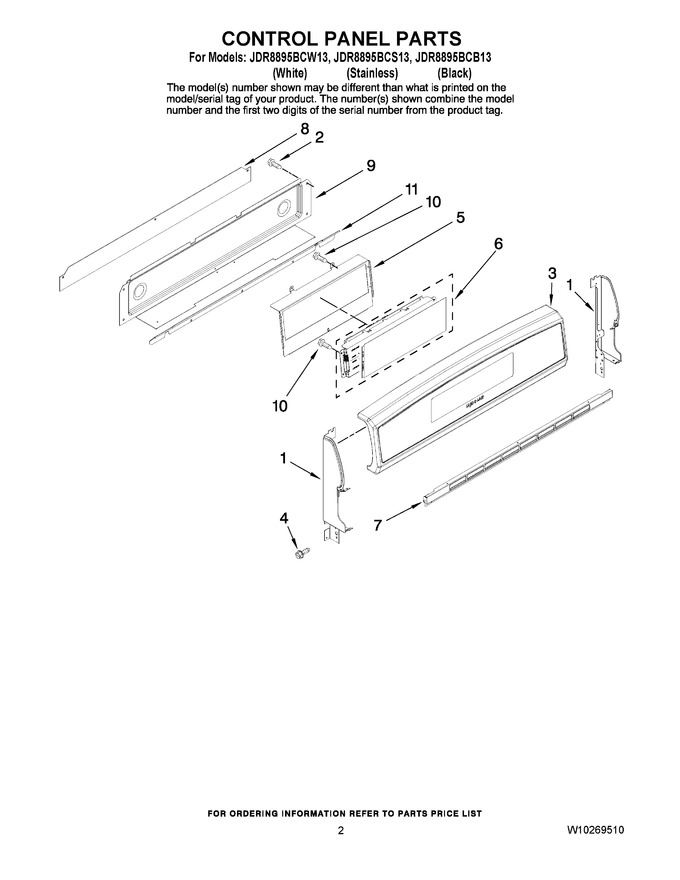 Diagram for JDR8895BCW13