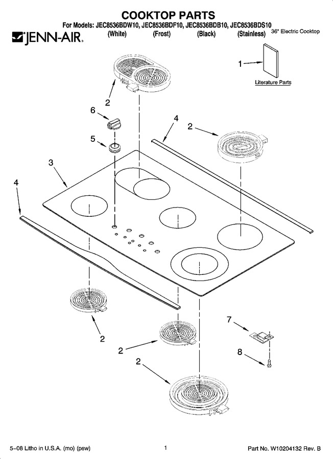 Diagram for JEC8536BDB10