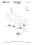 Diagram for 01 - Cooktop Parts