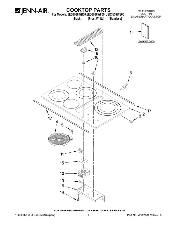 Diagram for JED3536WS00