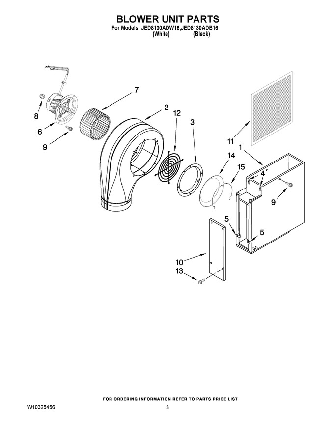 Diagram for JED8130ADB16
