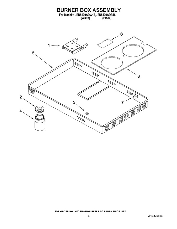 Diagram for JED8130ADB16