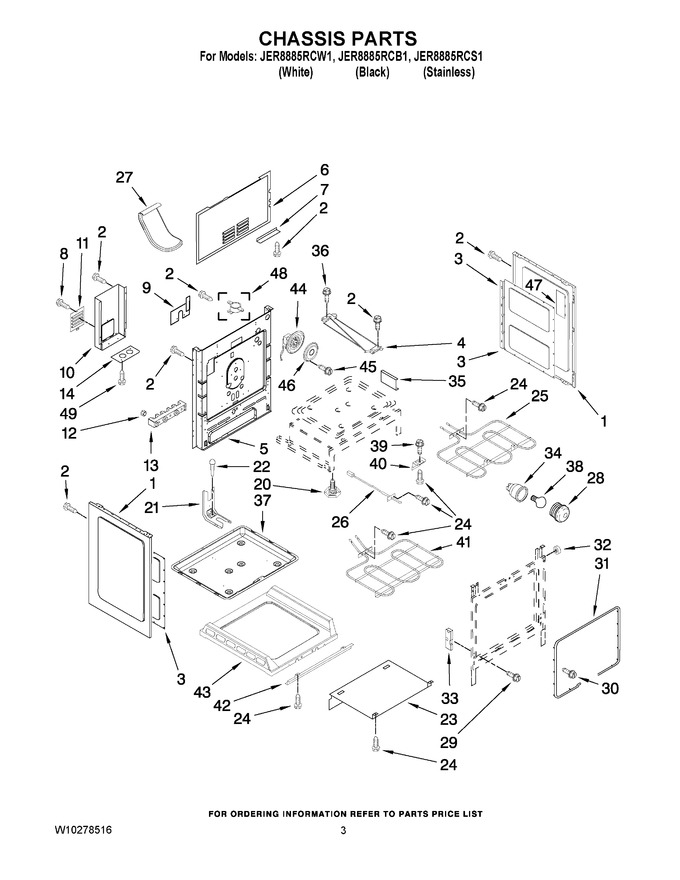 Diagram for JER8885RCW1