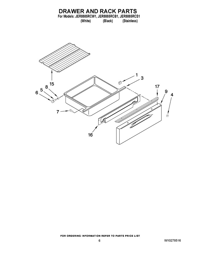 Diagram for JER8885RCW1