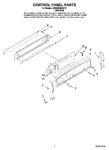 Diagram for 02 - Control Panel Parts