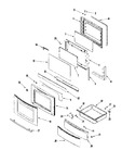 Diagram for 04 - Door/drawer (ser Pre 11)