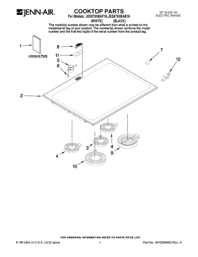 Diagram for JES8750BAB16