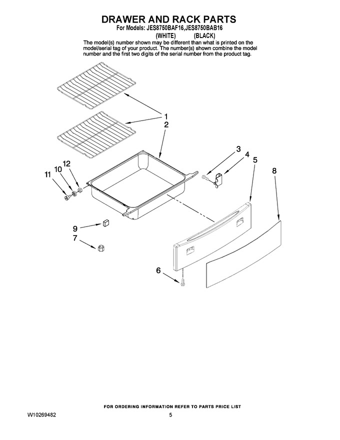 Diagram for JES8750BAB16