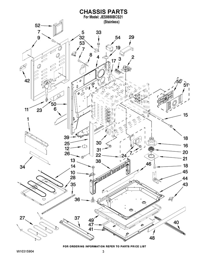 Diagram for JES8850BCS21