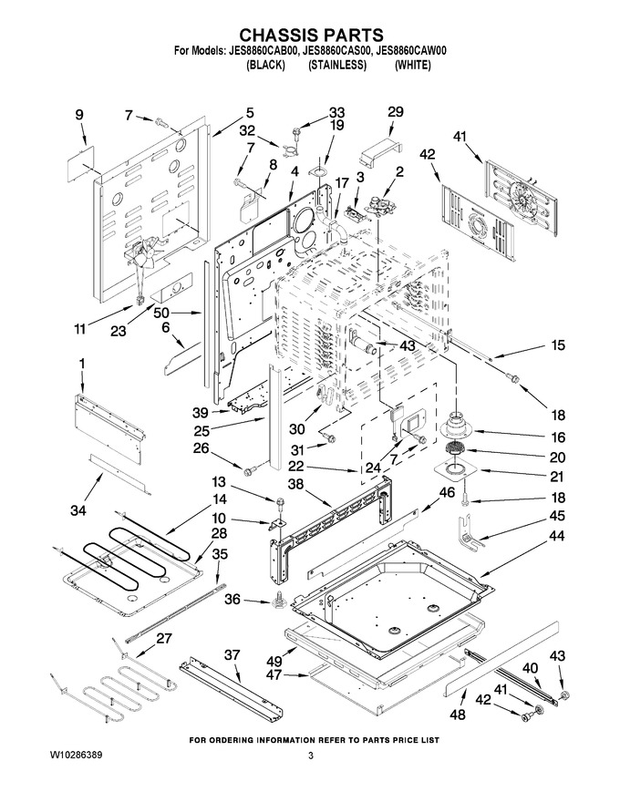 Diagram for JES8860CAS00