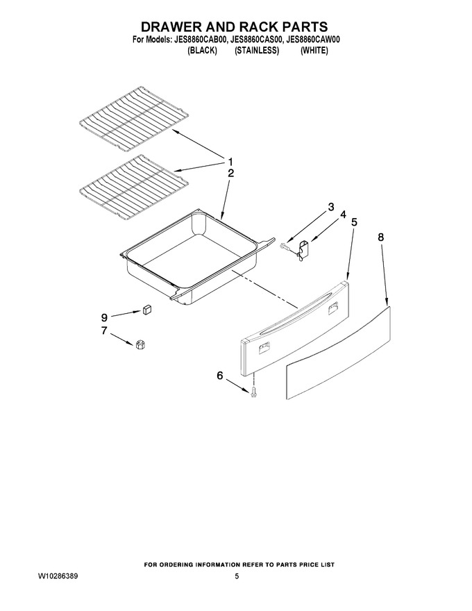 Diagram for JES8860CAW00