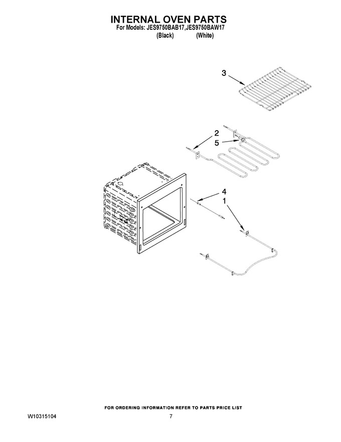 Diagram for JES9750BAW17