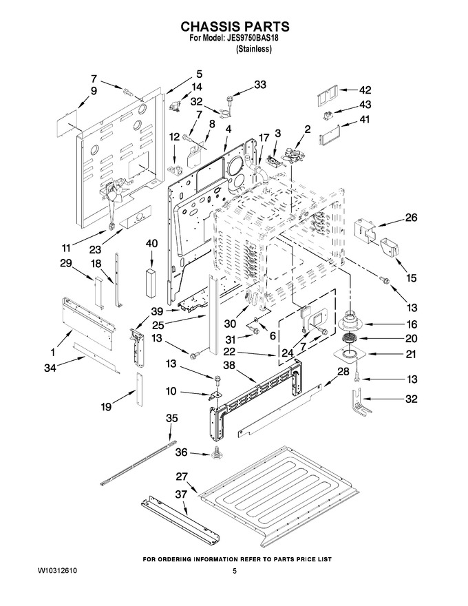 Diagram for JES9750BAS18