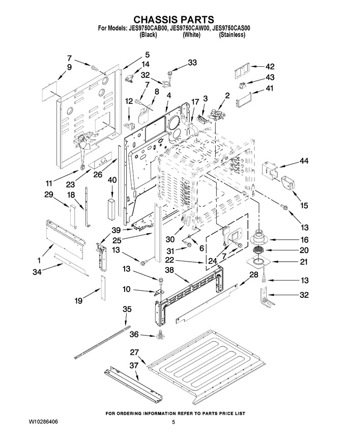 Diagram for JES9750CAS00