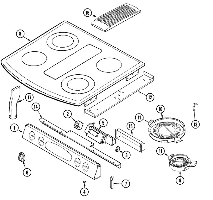 Diagram for JES9800ACW